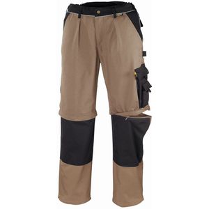 teXXor - Canvas 2-in-1 Bundhose - Khaki/Zwart - 50