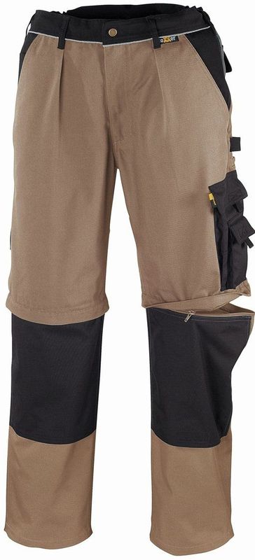 teXXor - Canvas 2-in-1 Bundhose - Khaki/Zwart - 50
