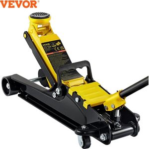 MiShar Krik - Autokrik Hydraulisch - Auto Krik - 2,5 Ton - Voertuig Pomp Krik - Zwart met Geel - Auto Gereedschap - Krachtige AutoKrik - Garaga Krik - Pomp Krik - Krik