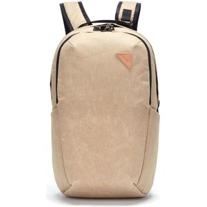 Pacsafe Vibe Backpack - 25 L - Geschikt voor 13-inch laptop - RFID-blokkerend - PopNLock veiligheidsclip - Rugtas - Rugzak - Beige