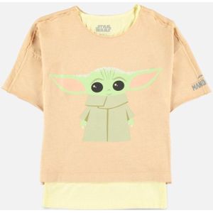 Star Wars - The Mandalorian - Grogu Kinder T-shirt - Kids 122/128 - Beige