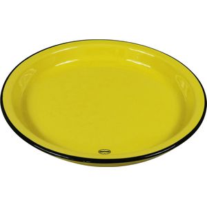 CABANAZ - bord, keramiek, LARGE PLATE, doorsnede 27 cm, geel