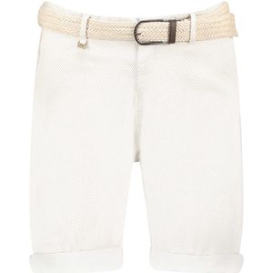 Geographical Norway Chino Bermuda Met Stretch Podex Wit - L