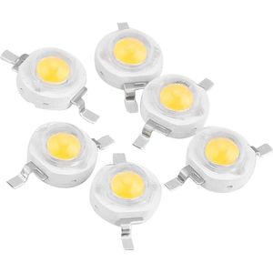 1W high power LED-chips - lichtzendercomponenten voor verlichtingsarmaturen - DIY-accessoires - SMD LED-lichtgevende diode - warm wit .