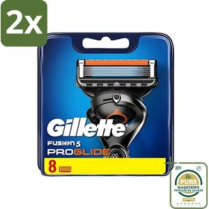 Gillette - Fusion 5 ProGlide - Precisie en comfort - 8 Navulscheermesjes - Voordeelverpakking - 2 stuks - Fusion 5 - ProGlide
