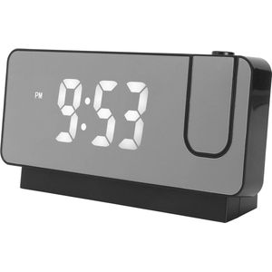 Wekkerradio met Plafondprojectie - Digitale Klok - 180° Draaibare Projector - Thermometer - Instelbare Helderheid - Geschikt voor Kinderen en Volwassenen