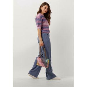 Ydence Knitted Top Selah Tops & T-shirts Dames - Shirt - Paars - Maat XXL