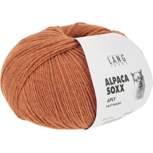 Lang Yarns Alpaca Soxx 6 draads 0059 Oranjebruin