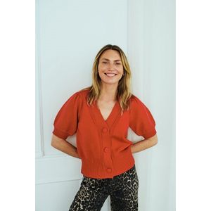 Freequent - FQALPI - Cardigan - Baked Apple