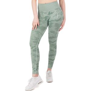 GYMFIT - Sportlegging Camo Army Green - Sportkleding dames - Sportlegging dames - High waist - Yoga legging dames - Maat M