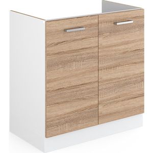 Vicco R-Line Keuken Wastafelkast – 80 cm zonder werkblad Sonoma zonder werkblad