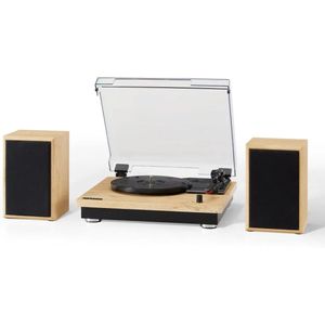 Crosley Brio - Platenspeler met speakers - Naturel