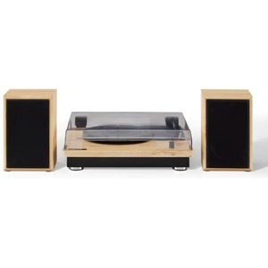 Crosley Brio - Platenspeler met speakers - Naturel