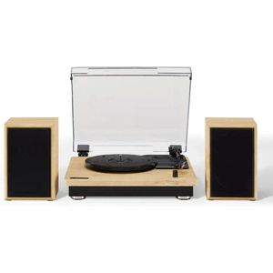 Crosley Brio - Platenspeler met speakers - Naturel