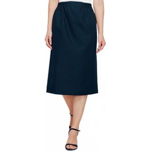 Lange gabardine kokerrok