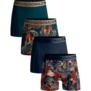 Muchachomalo Heren Boxershorts 4 Pack - Normale Lengte - XXL - Mannen Onderbroek met Zachte Elastische Tailleband