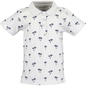 Blue Seven - Jongens poloshirt - Wit - Maat 86