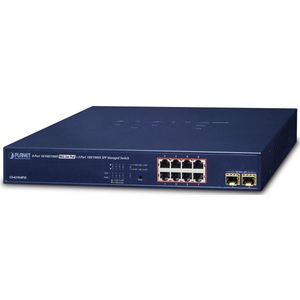 Planet Ipv4/6 8-Port Managed 802.3At Poe+Gigabit Ethernet