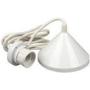 Snoerpendel - E27 - 80 cm Snoer - Wit