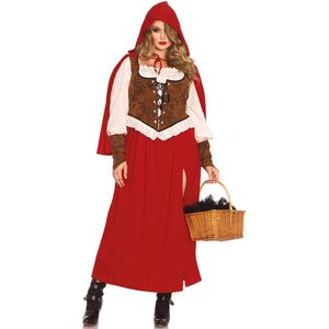 Roodkapje kostuum voor vrouwen + size  - Verkleedkleding - XXL