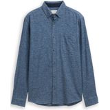 TOM TAILOR - Enziaan - Overhemd - Katoen - Regular Fit - Lange Mouw