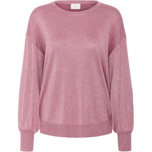 Kaffe - Karegina O Neck Knit - Trui - Tulipwood - Dames