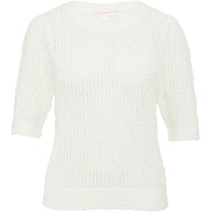 Trui - Korte Mouwen - Viscosemix - Ronde Hals - Normale Pasvorm