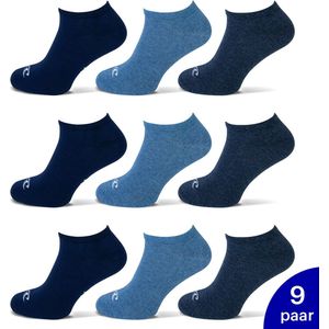 9-Pack O'Neill Sneakersokken Unisex 739003-7001 - Marine Jeans - Maat 39-42
