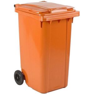 Afvalcontainer 240 liter oranje