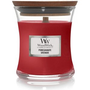 WoodWick Geurkaars Mini Pomegranate - 8 cm / ø 7 cm