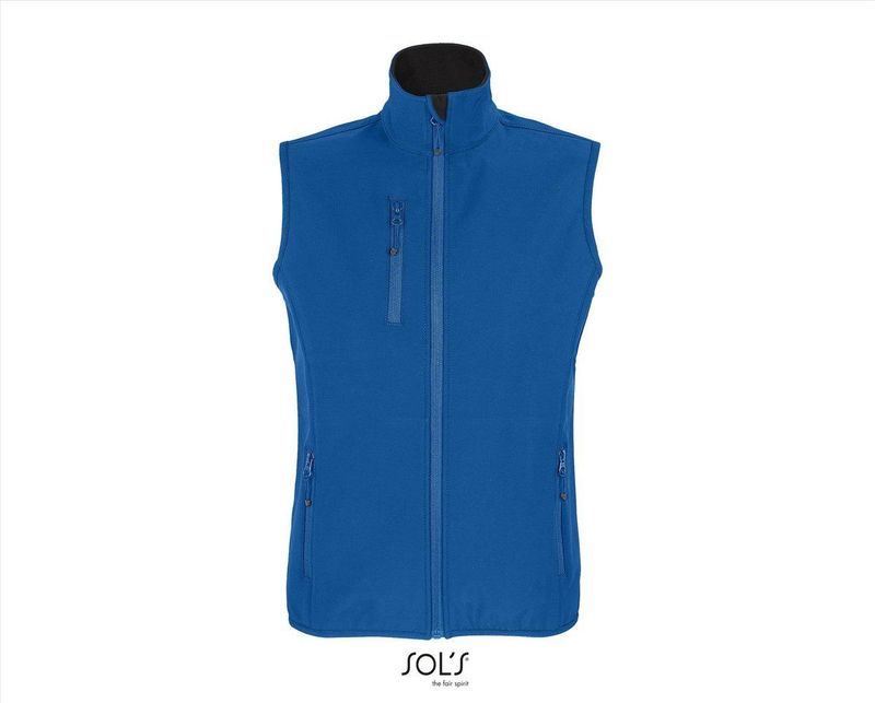SOL'S Women´s Falcon Zipped Softshell Bodywarmer L03826 - Royal Blue 241 - S