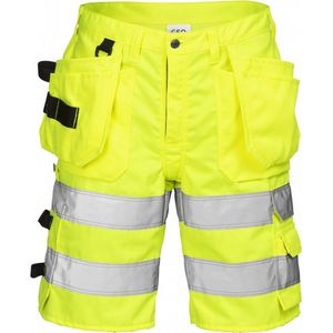 Fristads Hi Vis Korte Broek Klasse 2 2028 Plu - Hi-Vis geel - C52