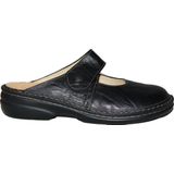 Finn Comfort - Stanford - Dames Slippers - Zwart - Nappa Leer