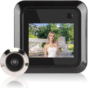 24-inch TFT LCD Smart Door Viewer met 0.3MP 95 ° groothoekcamera - Foto-opname - Accessoires met ingebouwde geheugenfunctie .