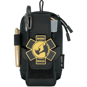 RHINO RESCUE - IFAK Trauma Kit MINI - noodpakket - stop de bloeding set - Zwart