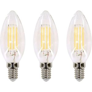 Bemko Premium LED Lamp E14 - vervangt 30W (4W) - 440lm - 2700K Warm Wit - 230V - 3 stuks