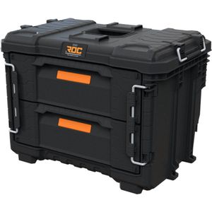 Keter Pro Gear XL Gereedschapskoffer - 2 lades - 56,6x38,5x41,1cm - Zwart