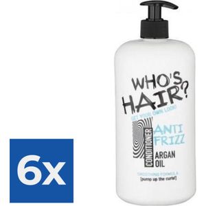 Who’s Hair Conditioner  Anti Frizz Argan Oil - Voordeelverpakking 6 stuks