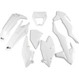 Ufo Ktm Exc/exc-f 2017-2019 With Headlight Ktkit523-047 Plastic Set Wit