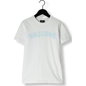 Malelions Paint T-shirt Polo's & T-shirts Jongens - Polo shirt - Lichtblauw - Maat 140