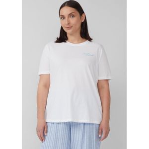 s.Oliver - T-Shirt - Zacht Jersey - Normale Pasvorm - Korte Mouwen