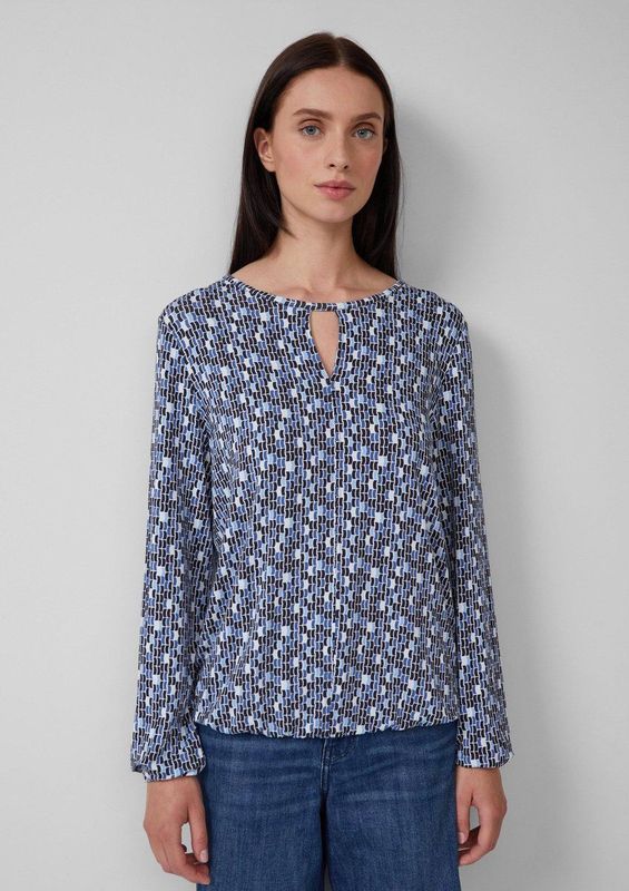 s.Oliver - T-Shirt - Lichte Jersey - All-over Print