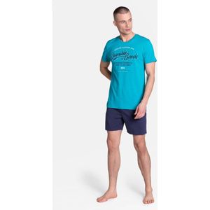 Henderson Laze heren pyjama turquoise L