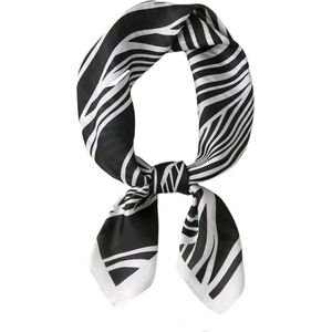 Dames Neksjaaltje Zwart - Youhomy accessoires sjaal Satijn| Vierkante Sjaal voor Vrouwen | Neksjaal | Klein Sjaaltje | Dames Halsdoek | Moederdag - Valentijnsdag cadeau