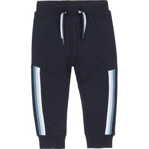 Dirkje jongens joggingbroek donkerblauw met lichtblauw - maat 56