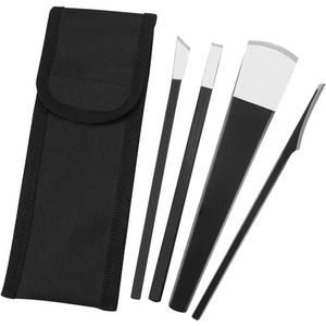 Zeynomax - Pedicure set met 4 messen - Professionele roestvrijstalen voetverzorging - Eeltverwijderaar en eeltschaaf - Voor pedicure en thuisgebruik