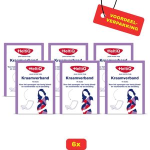 Heltiq Kraamverband - 6x 15 stuks voordeelverpakking