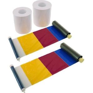 DNP Papier 2 Rol à 200 St. 15x20 Geperforeerd op 5x20 en 10x20 cm voor DS620