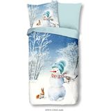 Dekbedovertrek - Grijs - Katoen - 2 Persoons