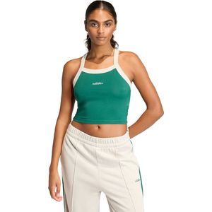 adidas Sportswear Seasonal Essentials Colorpop Tanktop met Geborduurde Graphic - Dames - Groen